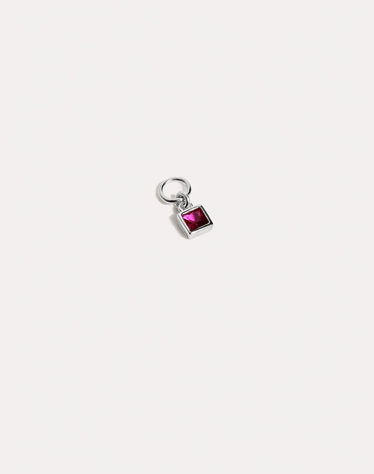 Claudia Earring Charm in Silver